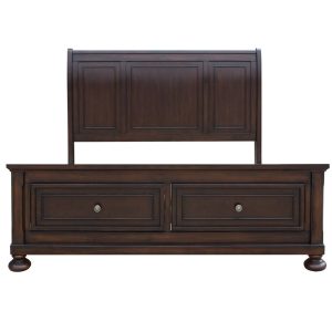 Willow Ridge King Headboard (Sleigh) (Cherry)