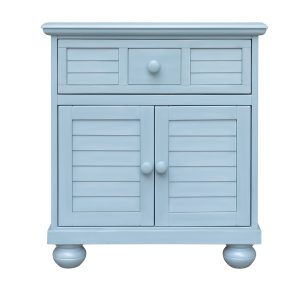 Beachfront Two Door Nightstand (Ocean Blue)