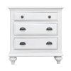 Brockton 3-Drawer Nightstand (Balearic White)