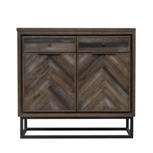 Aspen Court Cabinet (2 Door / 2 Dr) (Driftwood)